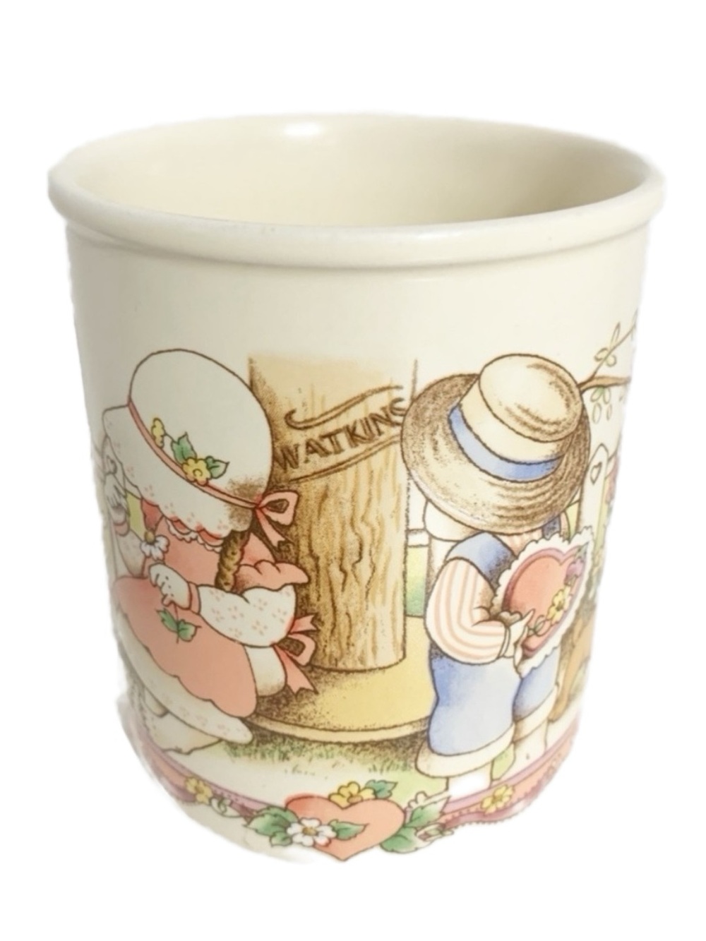 Vintage Country Kids Collectors Mug  1990 Walkins Incorporated Be My Valentine💌